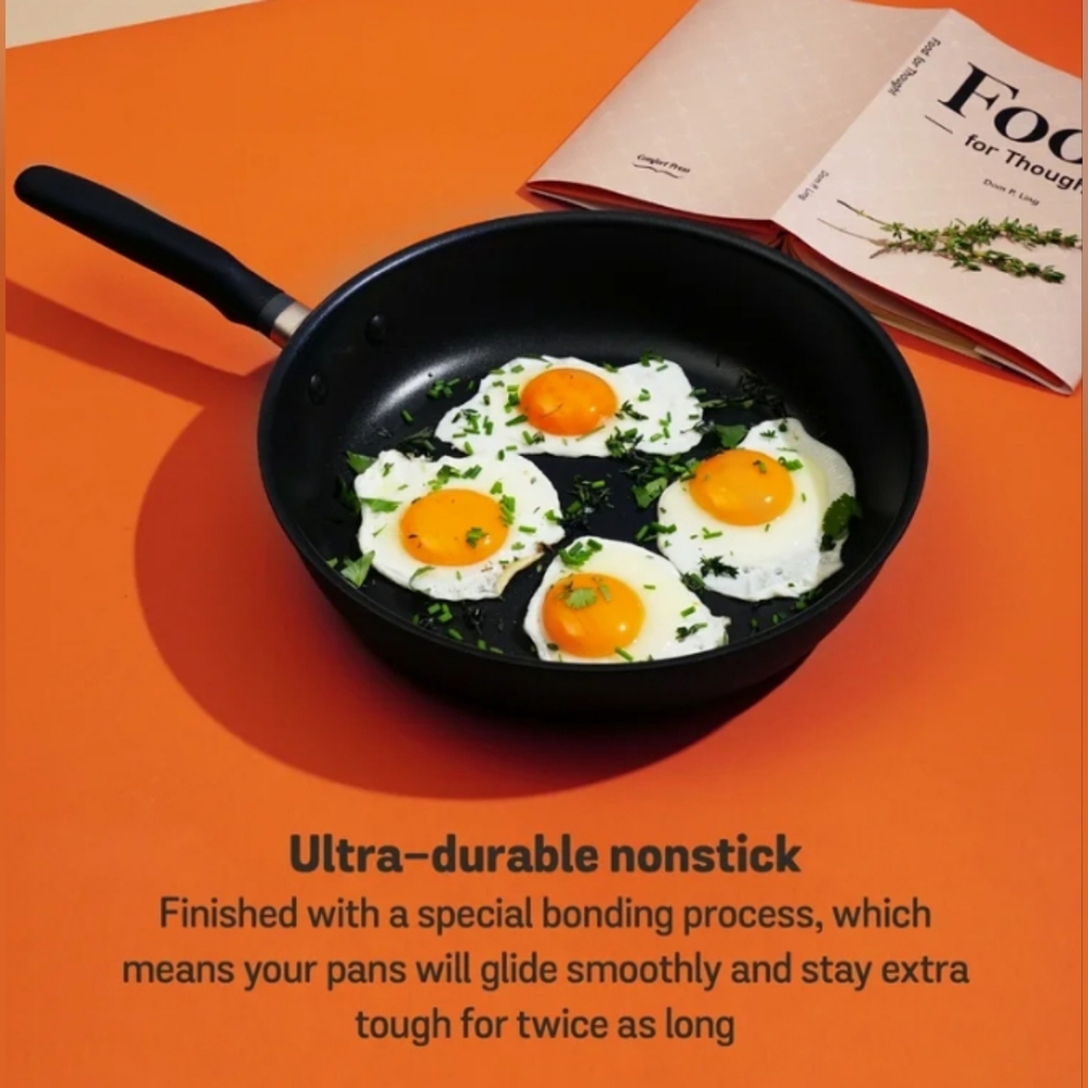 The Nonstick Chef's Pan - Black with Gold Tone accents - Cannot Be Bundled